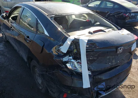 2021 Honda Civic Lx из США, поврежденный, VIN 2HGFC2F67MH558679